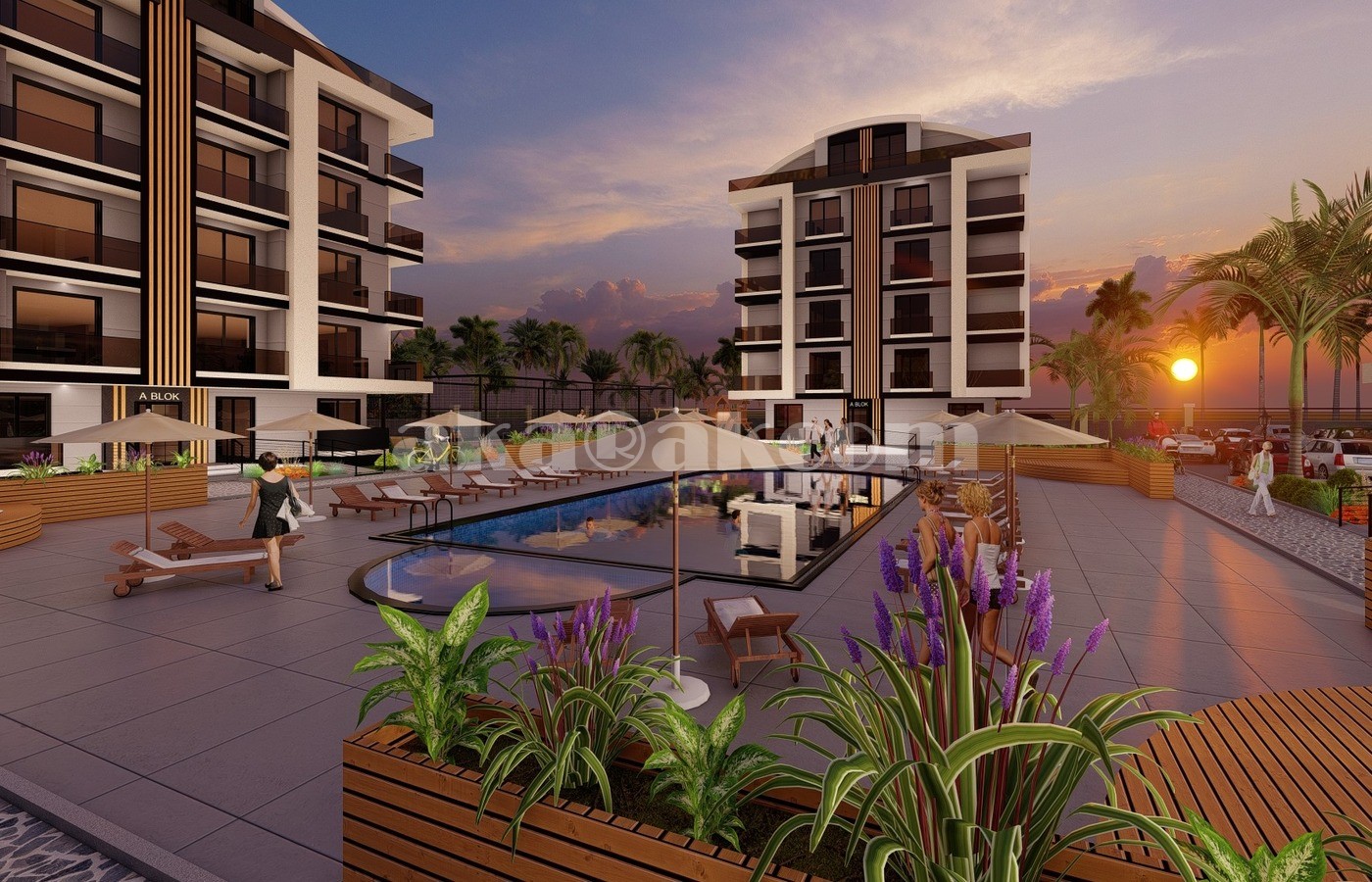 Installment High Quality Apartments For Sale in Antalya |  Turkey Properties